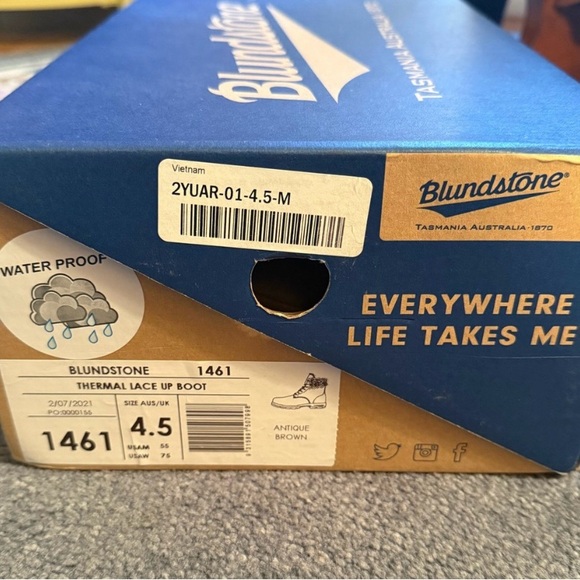 Blundstone Thermal Lined Lace Up Antique Brown Women's Boots AU4.5/US7.5 - Picture 6 of 11